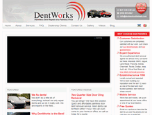 Tablet Screenshot of dentworksofraleigh.com